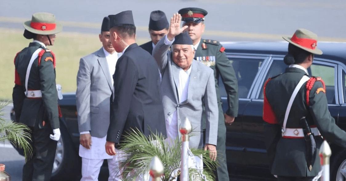 राष्ट्रपति पौडेल स्वदेश फिर्ता