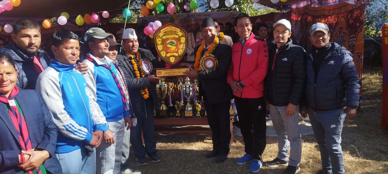 बुढीगंगाको पाँचौँ राष्ट्रपति रनिङ शिल्ड प्रतियोगिताकाे उपाधि भानोदय माविलाई