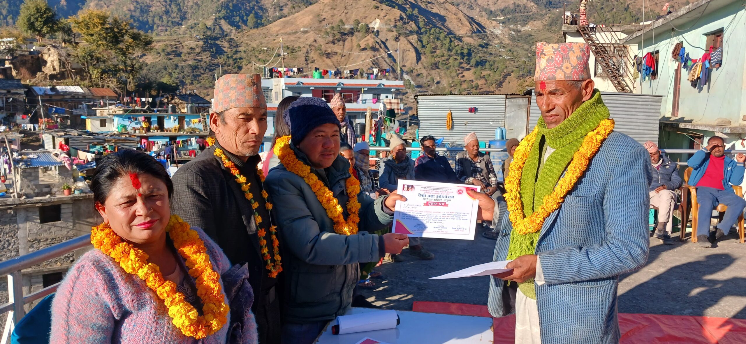 एमाले बडीमालिका ९ नम्वर वडा कमिटीको अध्यक्षमा उपाध्याय