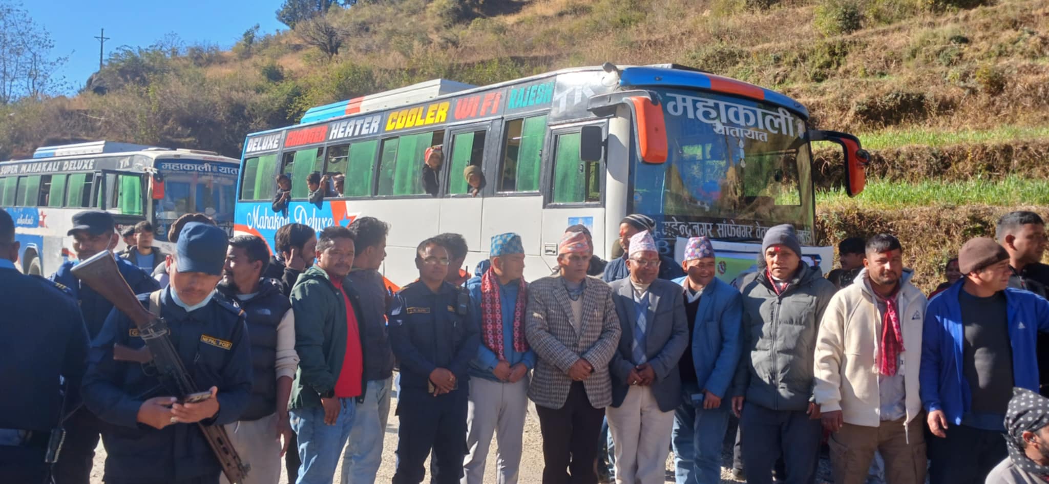 मार्तडी देखि काेल्टीसम्म बस सेवा संचालनमा आयाे