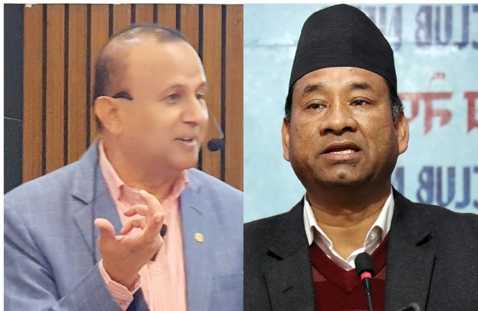 शंकर पोख्रेललाई नेता थापाको काउन्टर : जबजले दुई दलीय व्यवस्थालाई स्विकार्दैन