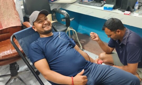 नगरप्रमुखका स्वकीय सचिव बोहराको रगतले जोगियो नर्माको ज्यान