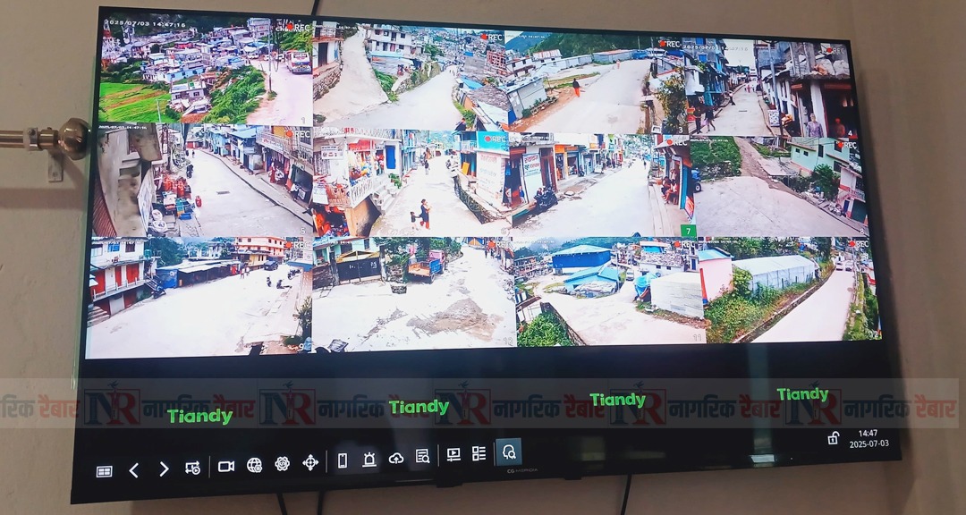 मार्तडी बजारका मुख्य ठाउँमा सिसि क्यामरा जडान
