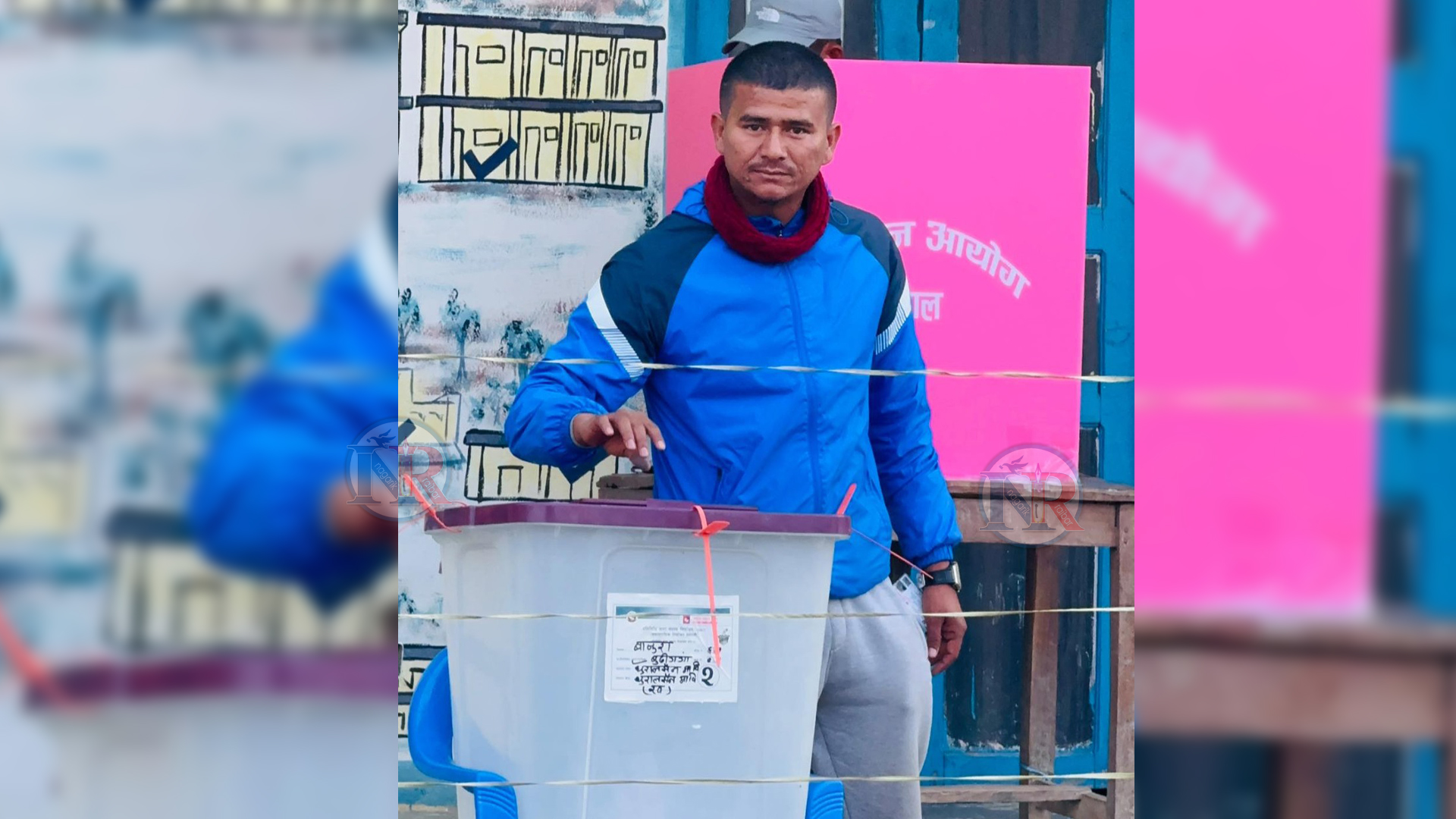 हेमराज थापाले गरे मतदान